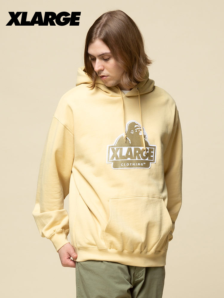 XLARGE (エクストララージ) BIGロゴ刺繍 プルオーバー スウェット