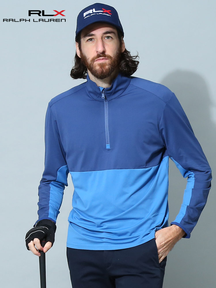 POLO RALPH LAUREN (ポロラルフローレン) バイカラー ハーフジップ