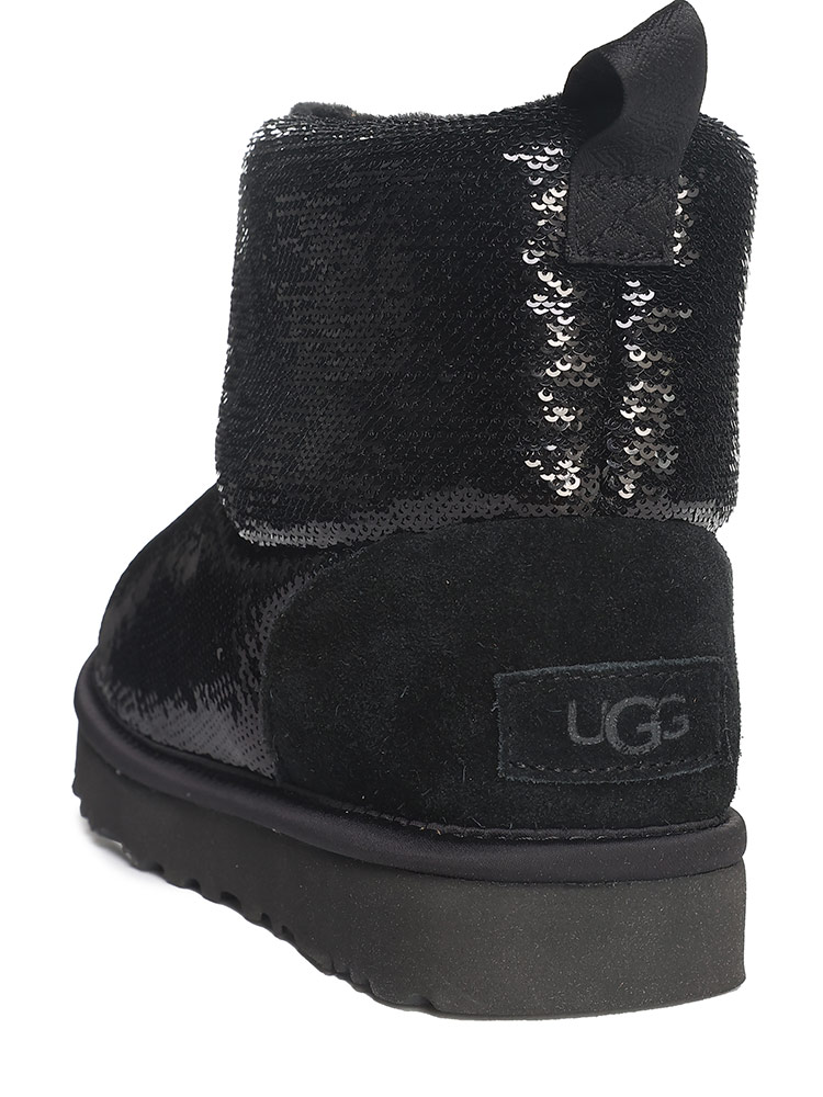 UGG (アグ) スパンコール ムートンブーツ Classic Mini UGGL1151291