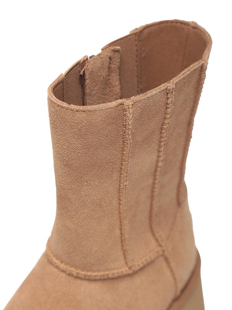 UGG (アグ) スエードアッパー サイドジップ ショートブーツ Classic