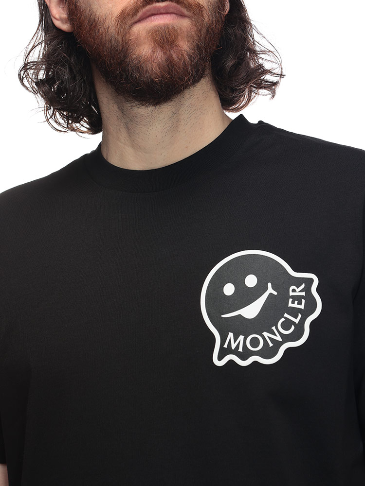 MONCLER (モンクレール) オバケワッペン ブランドロゴ クルーネック T