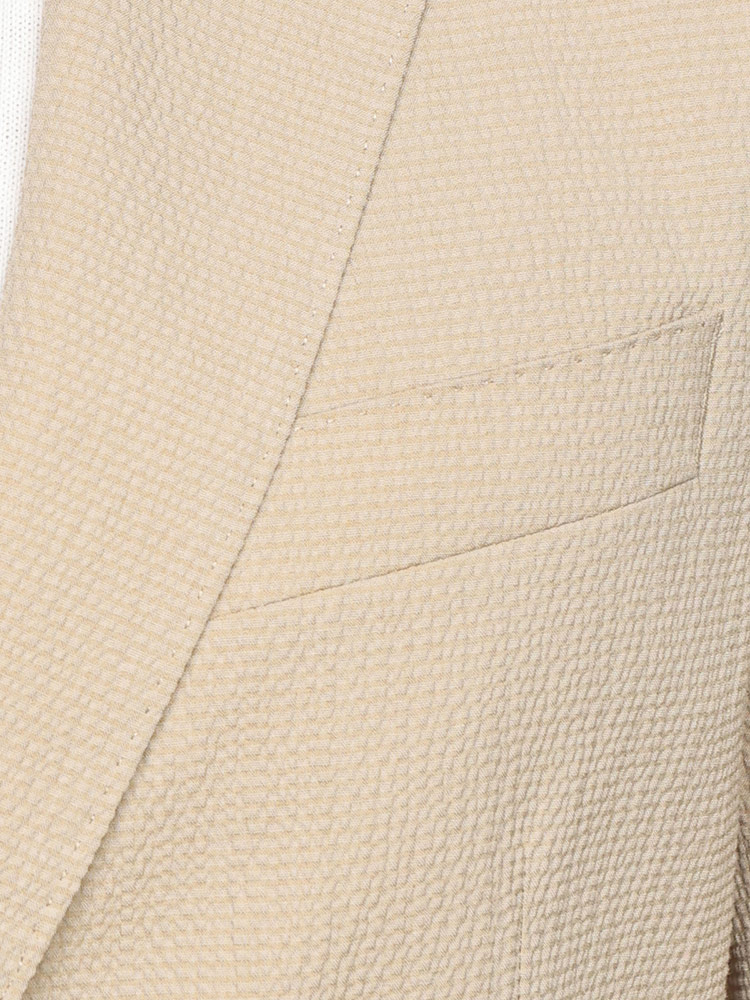 HUGO BOSS (ヒューゴボス) ストレッチ シアサッカー シングルボタン