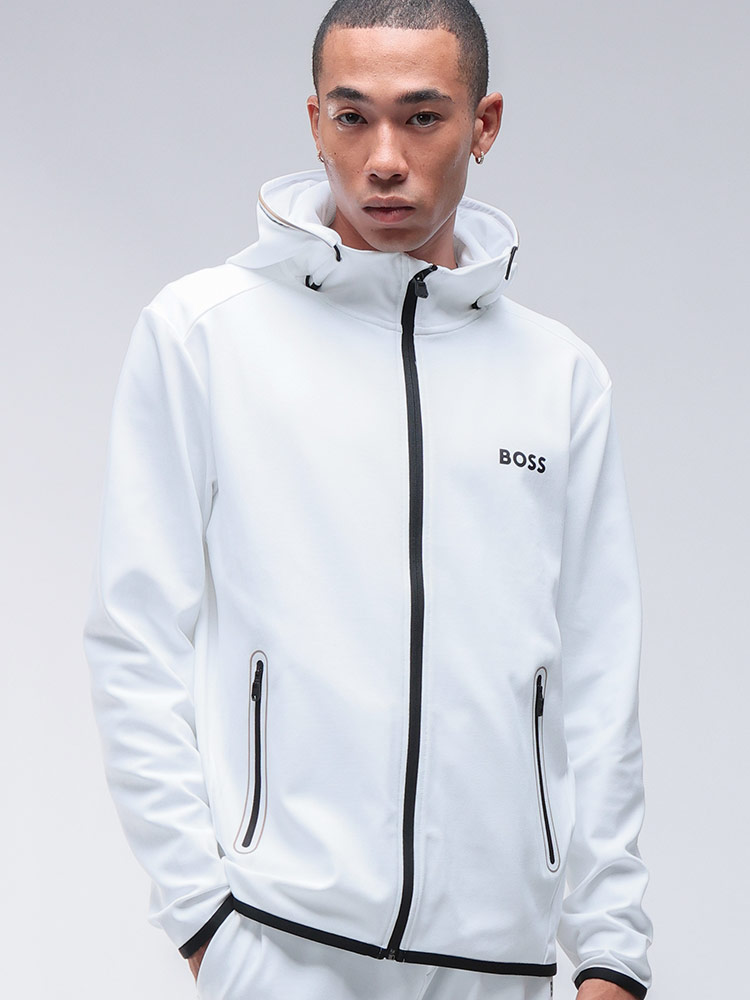 HUGO BOSS (ヒューゴボス) アクティブ ストレッチギャバジン ジップ