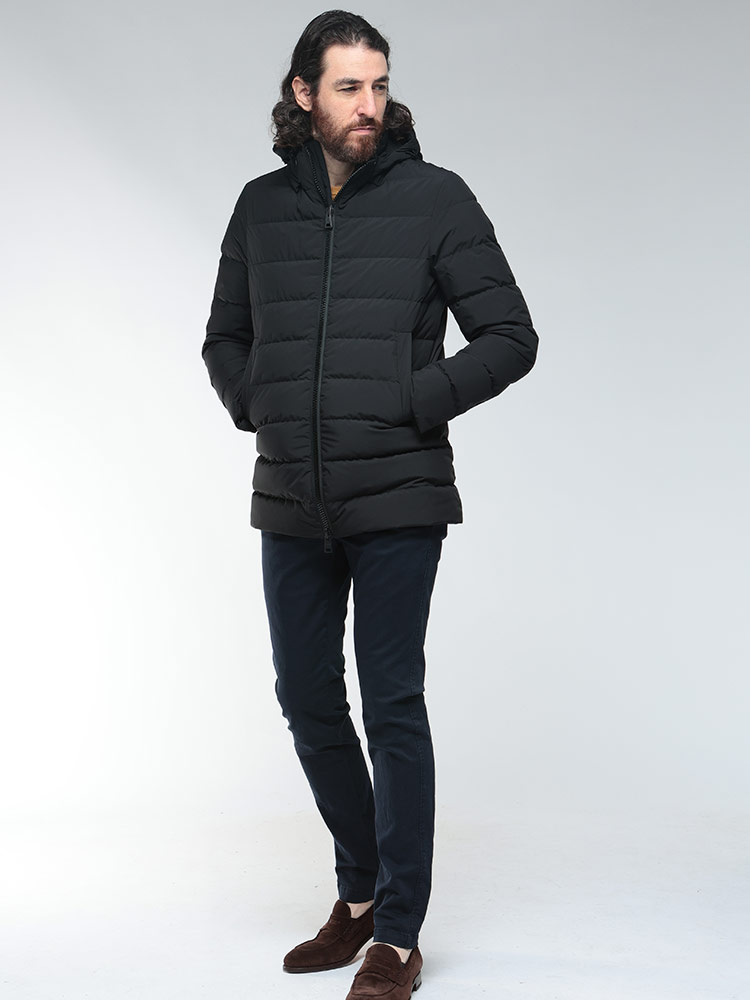 HERNO (ヘルノ) フード着脱 フルジップ ダウンブルゾン PRO-METEO M