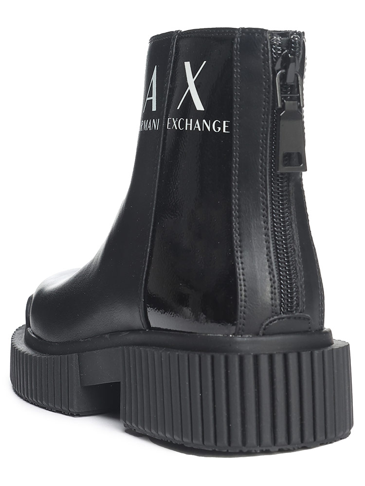 ARMANI EXCHANGE (アルマーニ エクスチェンジ) 異素材 ロゴ ショート