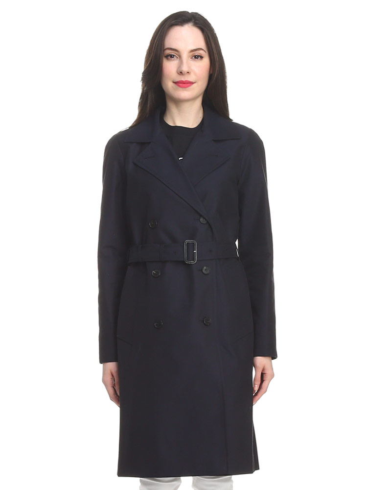 Aquascutum (アクアスキュータム) コットン ウエストベルト トレンチ