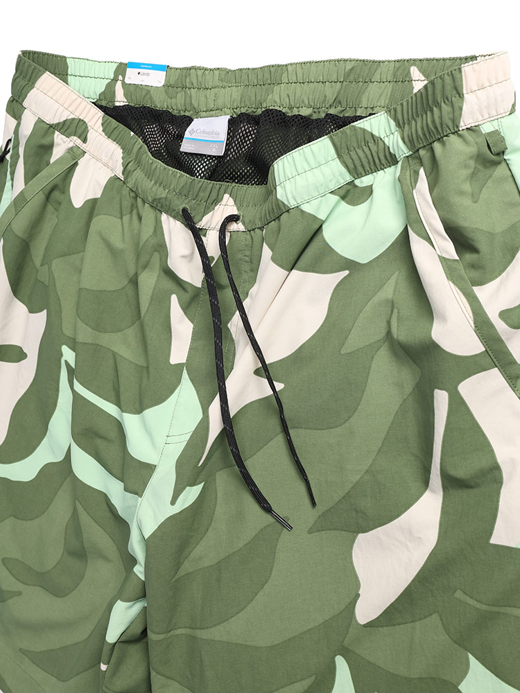 スイムショーツ 水陸両用 UPF50 カモフラ柄 インナーメッシュ 短パン