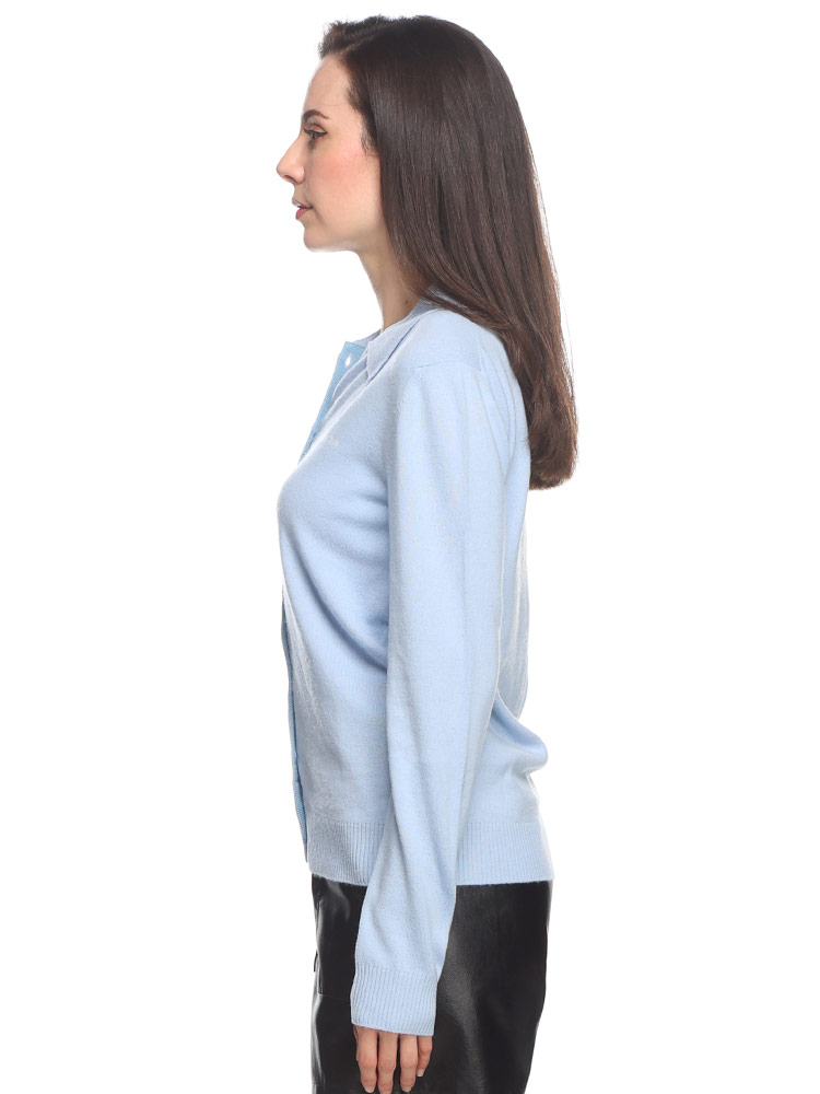 MIUMIU (ミュウミュウ) カシミヤ 襟付き ニット カーディガン