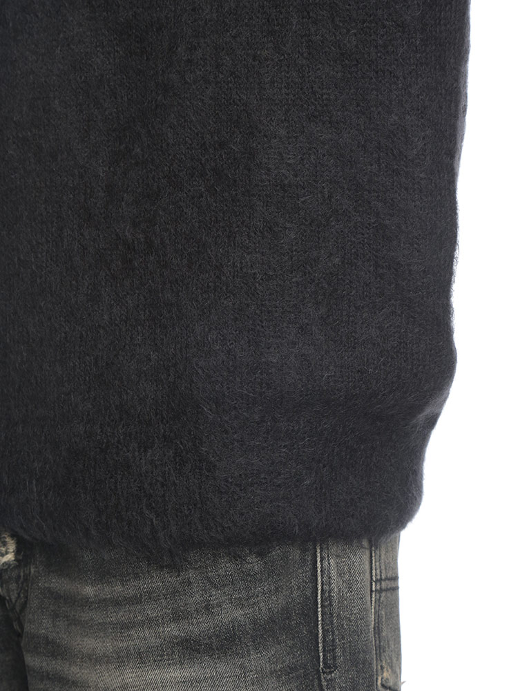 AURALEE (オーラリー) モヘヤ クルーネック ニット AURALEEA24AP03K