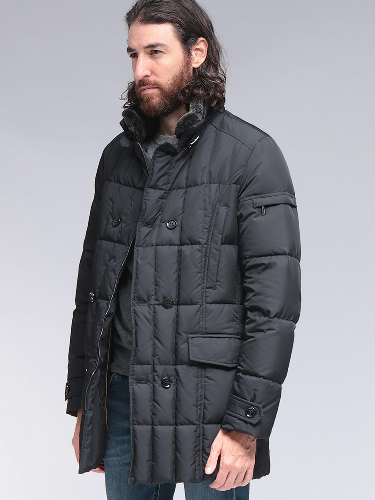 MOORER (ムーレー) ファー付き ダウンジャケット MORRIS-KM