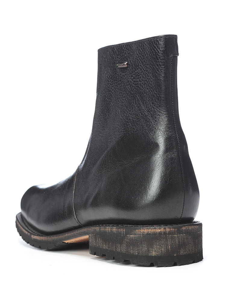 OUR LEGACY (アワーレガシー) レザー ジップアップ ショートブーツ