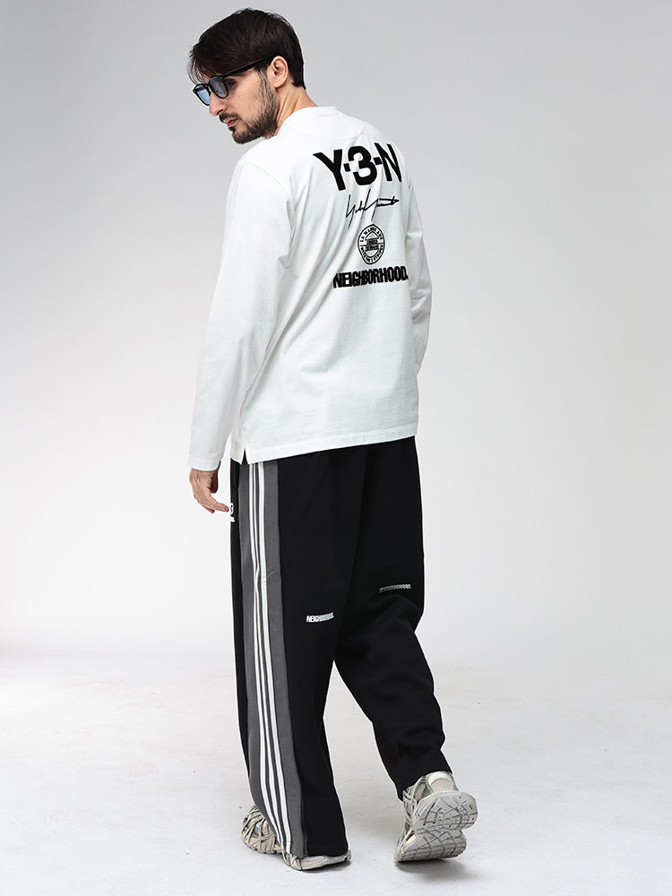Y-3 (ワイスリー) NEIGHBORHOOD コラボ ロゴ プリント 3ストライプ