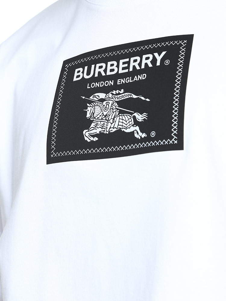 BURBERRY バーバリー メンズ Tシャツ ロゴT EKDアップリケ コットン