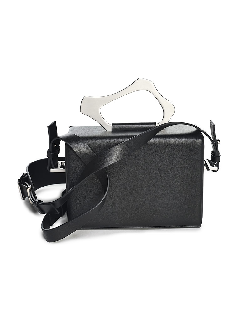 HELIOT EMIL (エリオット・エミル) レザー ショルダー ボックスバッグ