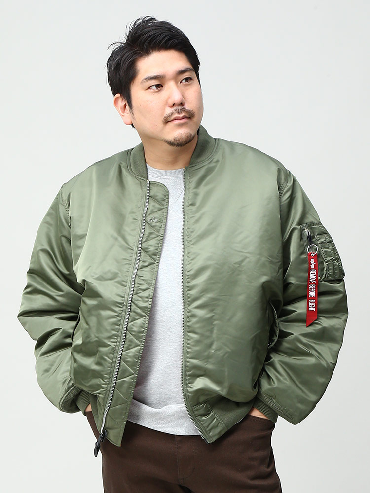 大きいサイズ メンズ ALPHA INDUSTRIES INC (アルファインダストリーズ