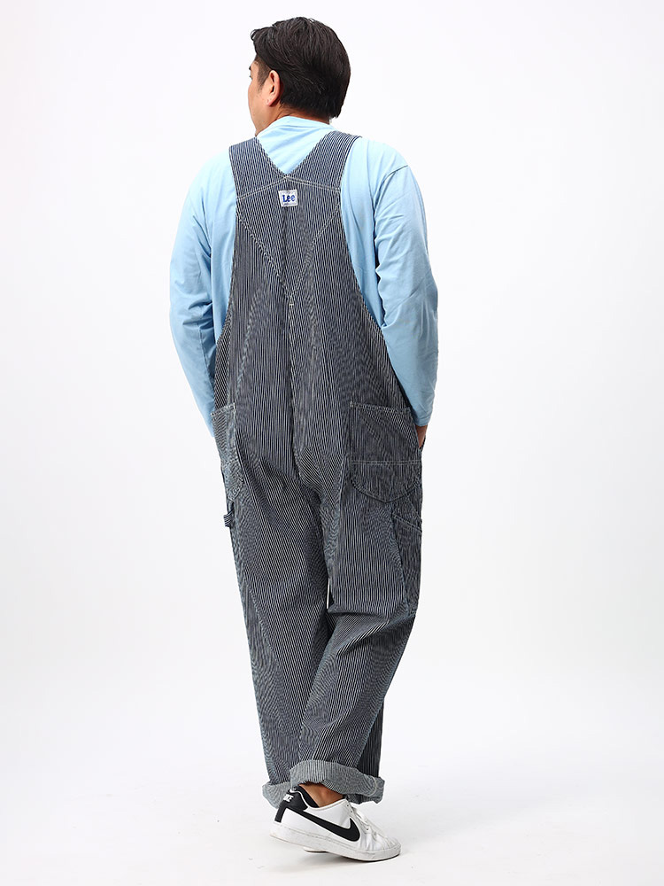 大きいサイズ メンズ Lee (リー) ヒッコリー ストライプ