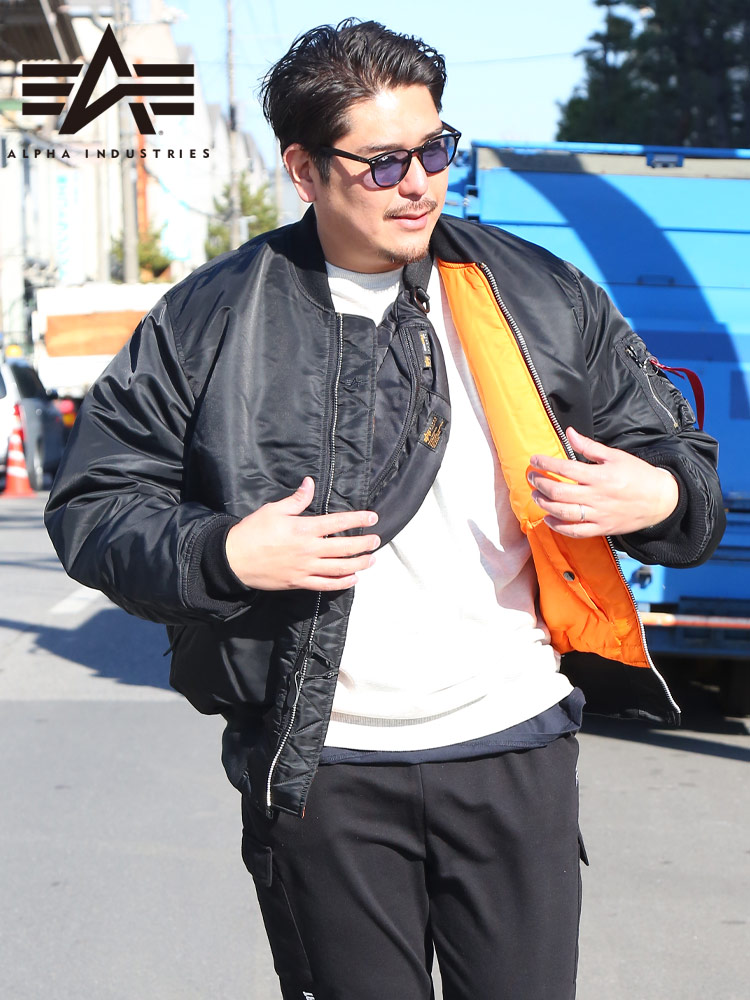 フライトジャケット 中綿 ジャケット MA-1 JAPAN SPEC (ALPHA