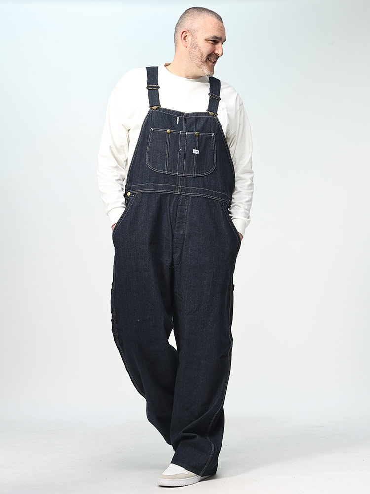 デニム オーバーオール OVERALLS (Lee) リー 大きいサイズ メンズ