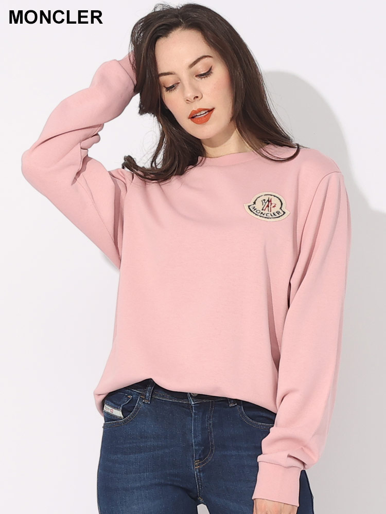 MONCLER (モンクレール) ビッグワッペン クルーネック 長袖 トレーナー