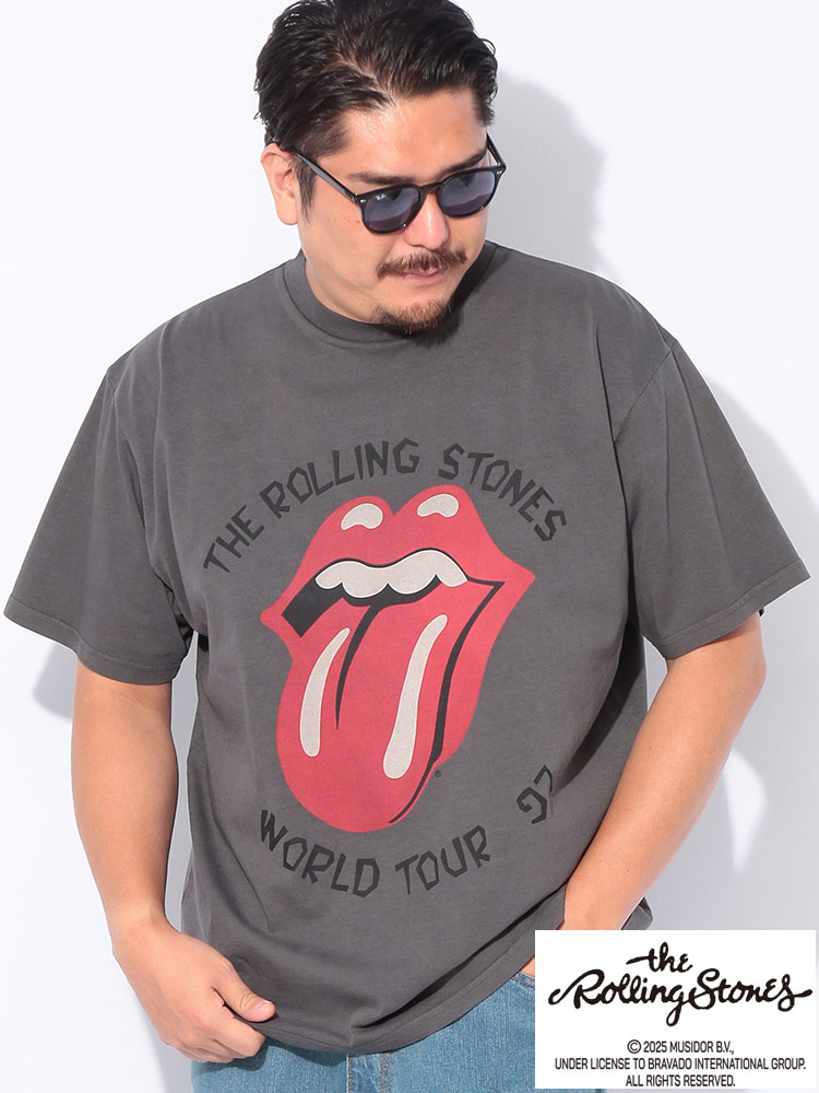 半袖 Tシャツ ローリング・ストーンズ ワールドツアー プリント クルー