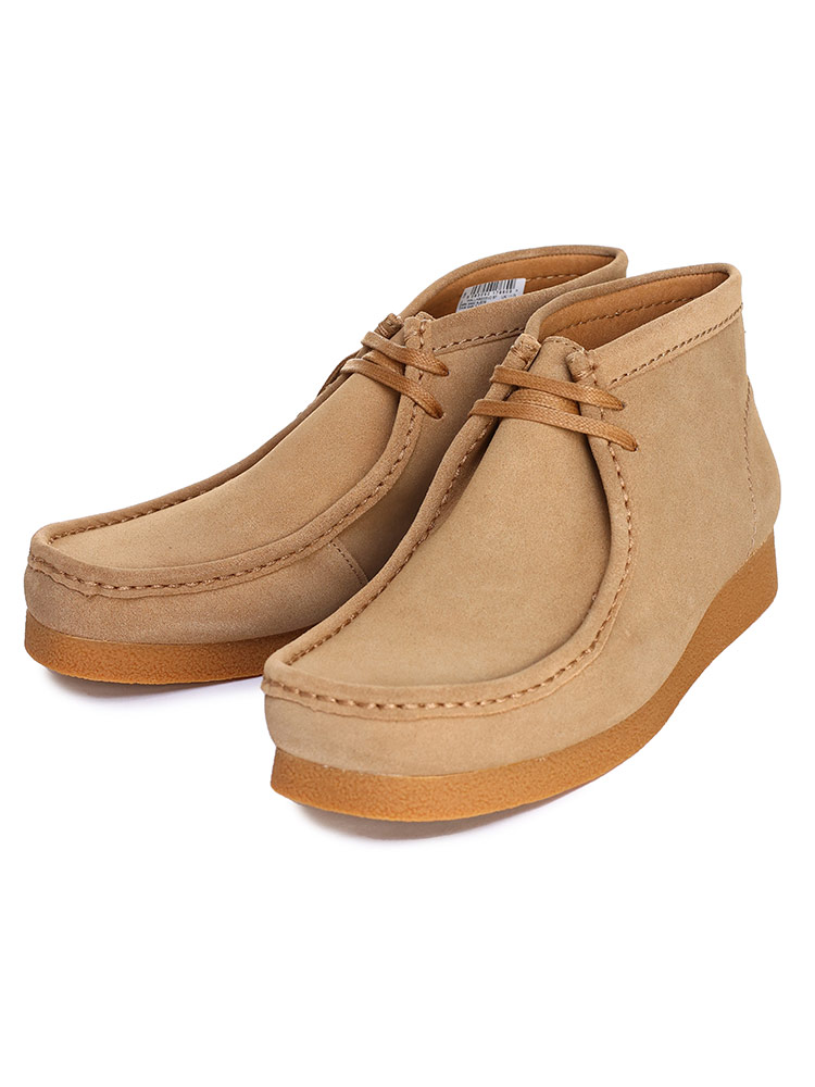 大きいサイズ メンズ Clarks (クラークス) スエード ワラビーブーツ