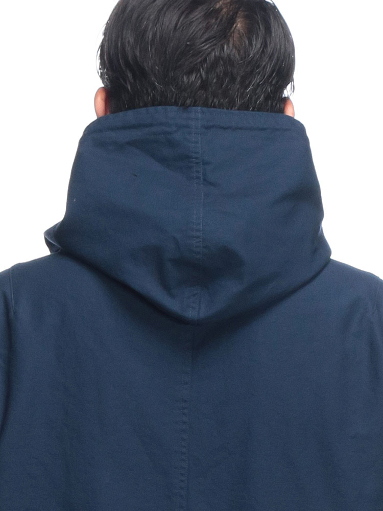 モッズコート フード付き フルジップ アウター コート ロング