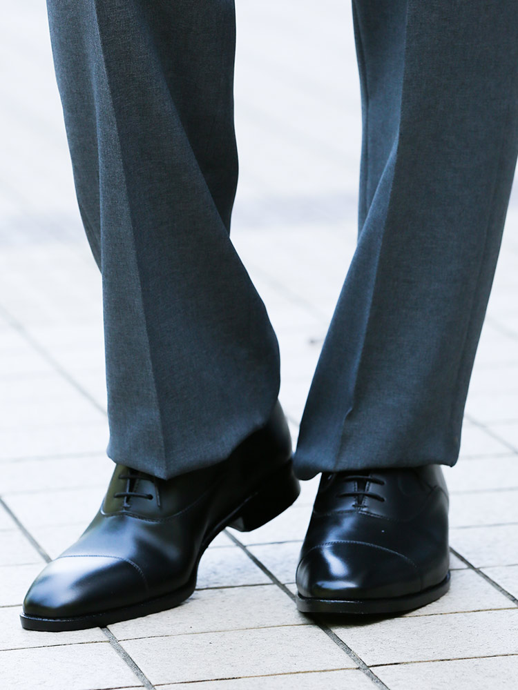 Mon Model (モンモデル) 防水 内羽根 ストレートチップ シューズ