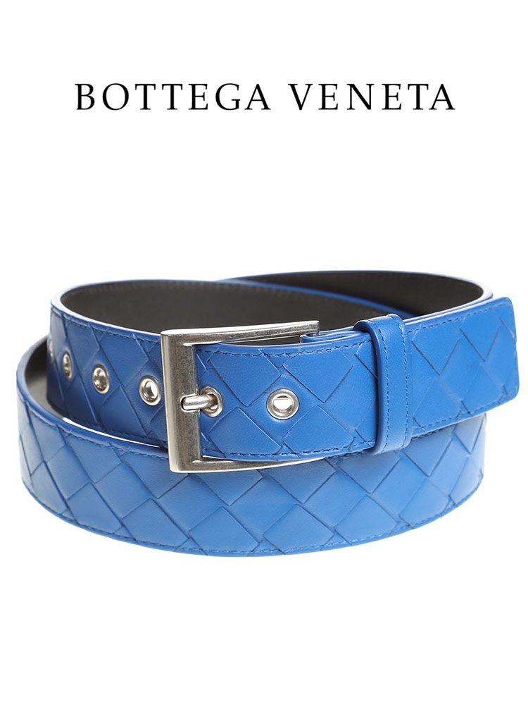 BOTTEGAVENETA (ボッテガヴェネタ) イントレチャート レザー ベルト