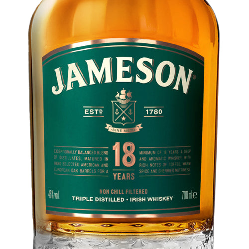 正規輸入品】 ジェムソン 18年 46% 700ml 箱付 アイリッシュ ブレン