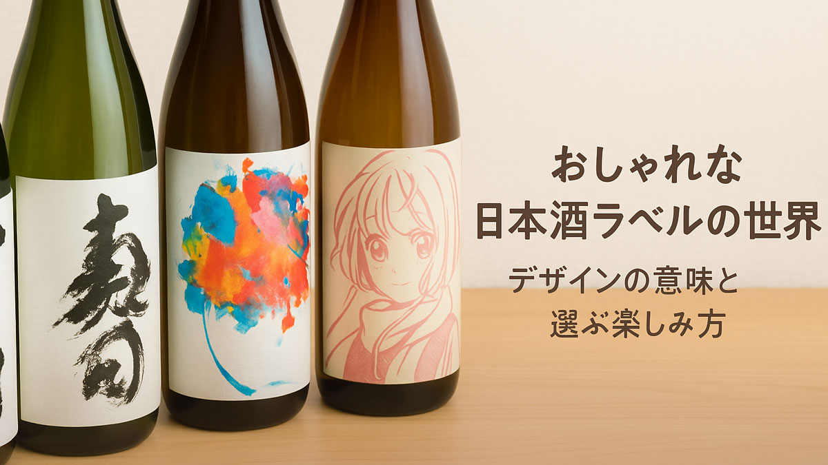 おしゃれな日本酒ラベルの世界｜デザインの意味と選ぶ楽しみ方