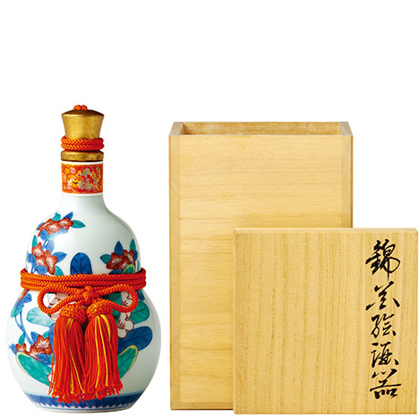 有田焼 十一代今泉今右衛門作、『錦菊花文三足手あぶり』、