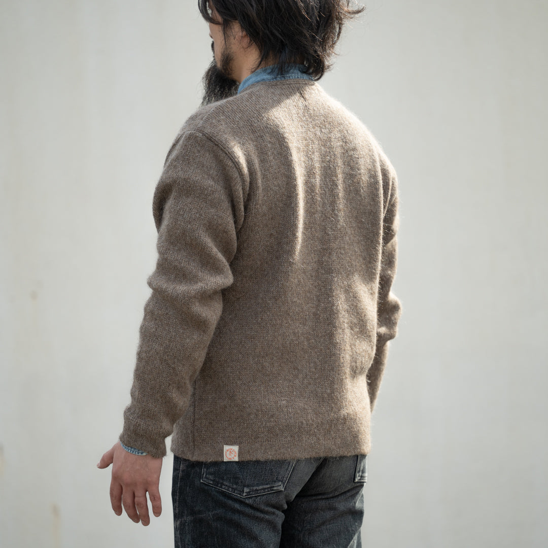 Alpaca Mohair Cardigan mocha – BONCOURA Official Online Store