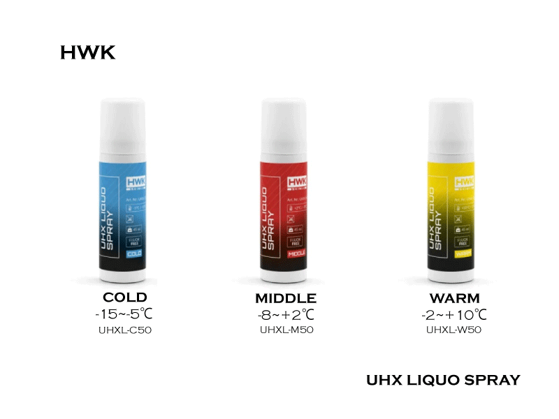 HWK / UHX FLUOR FREE Liquid Spray - サッポロスキッド
