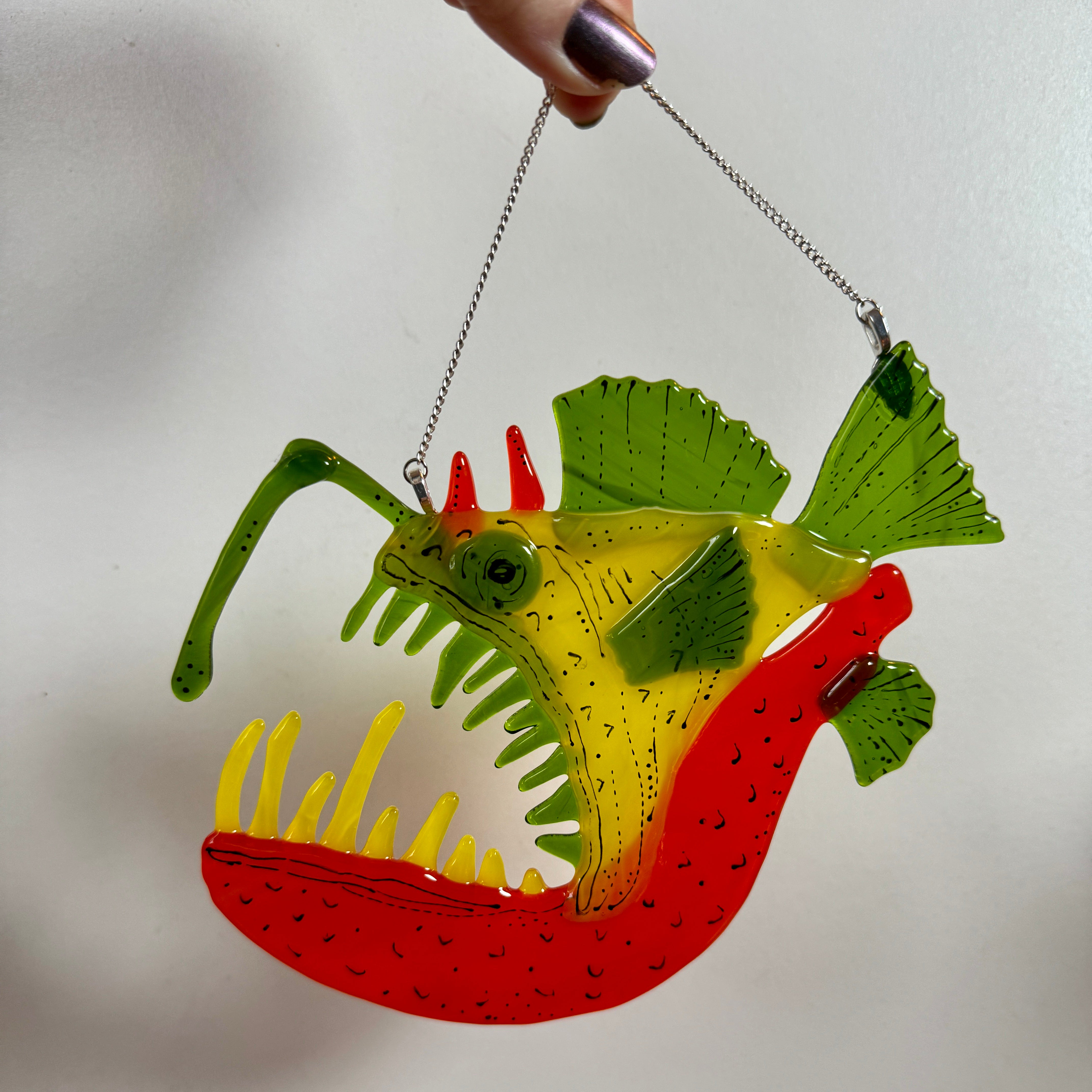 Angler Fish Sun Catcher – sarahrozie