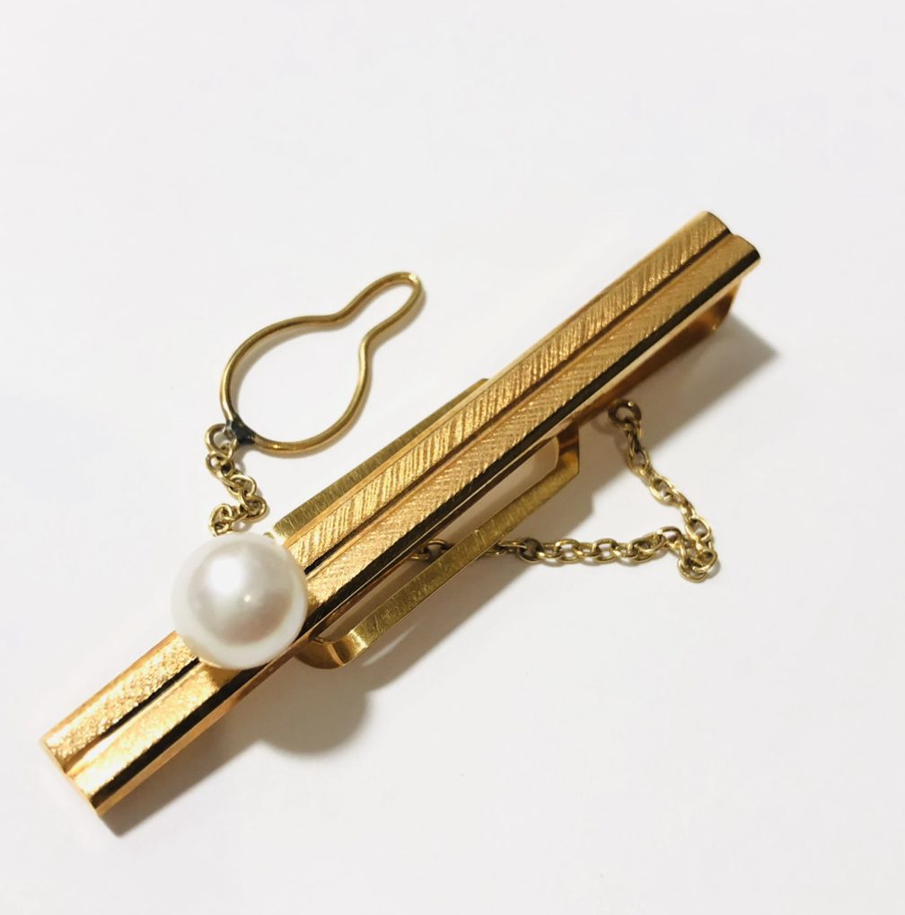 K18 18金 750 パール付き ネクタイピンの買取実績 | 買取専門店さすがや