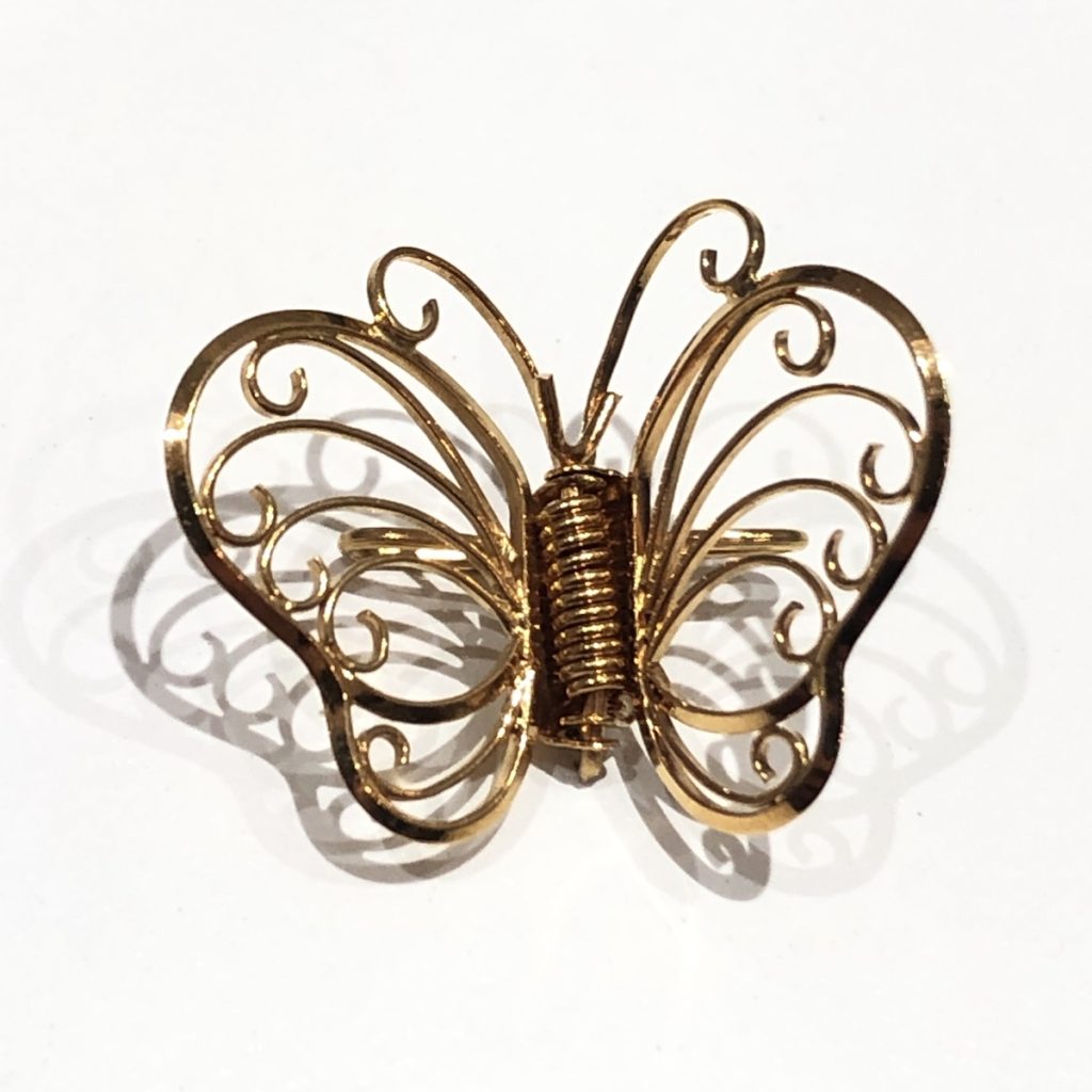 K18ゴールド 蝶のブローチ 2.4グラム K18ゴールド 蝶のブローチ 2.4グラム