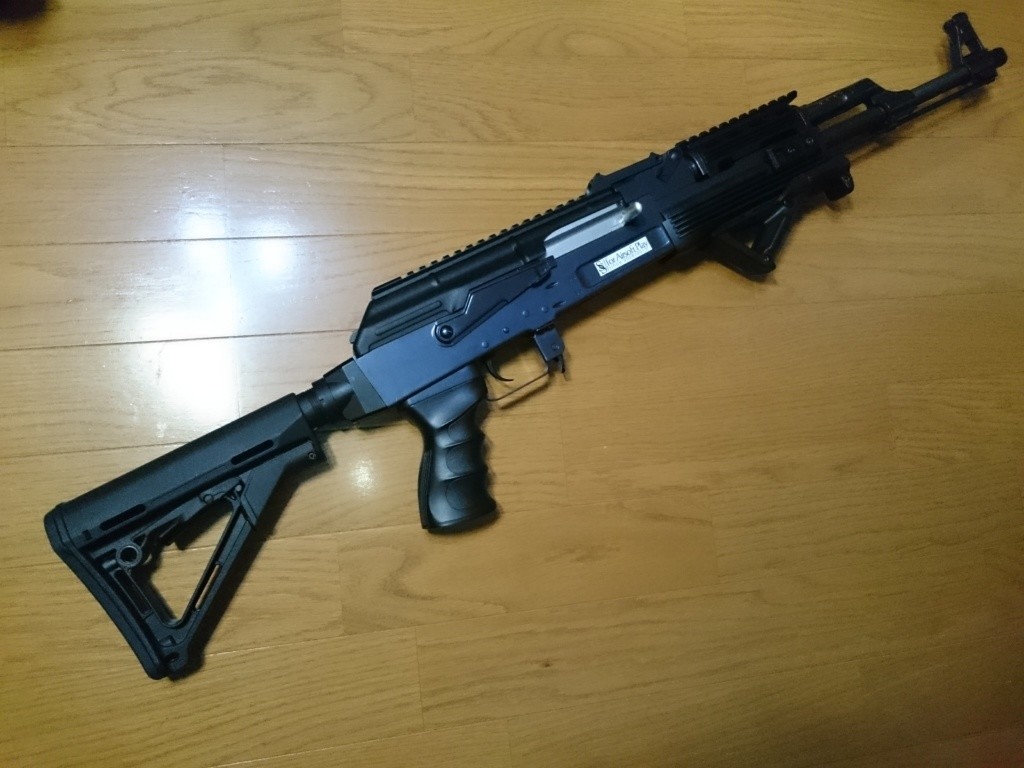 JG AK47タクティカル】もっとイケてるAKを作る② 外観でいいオトコを
