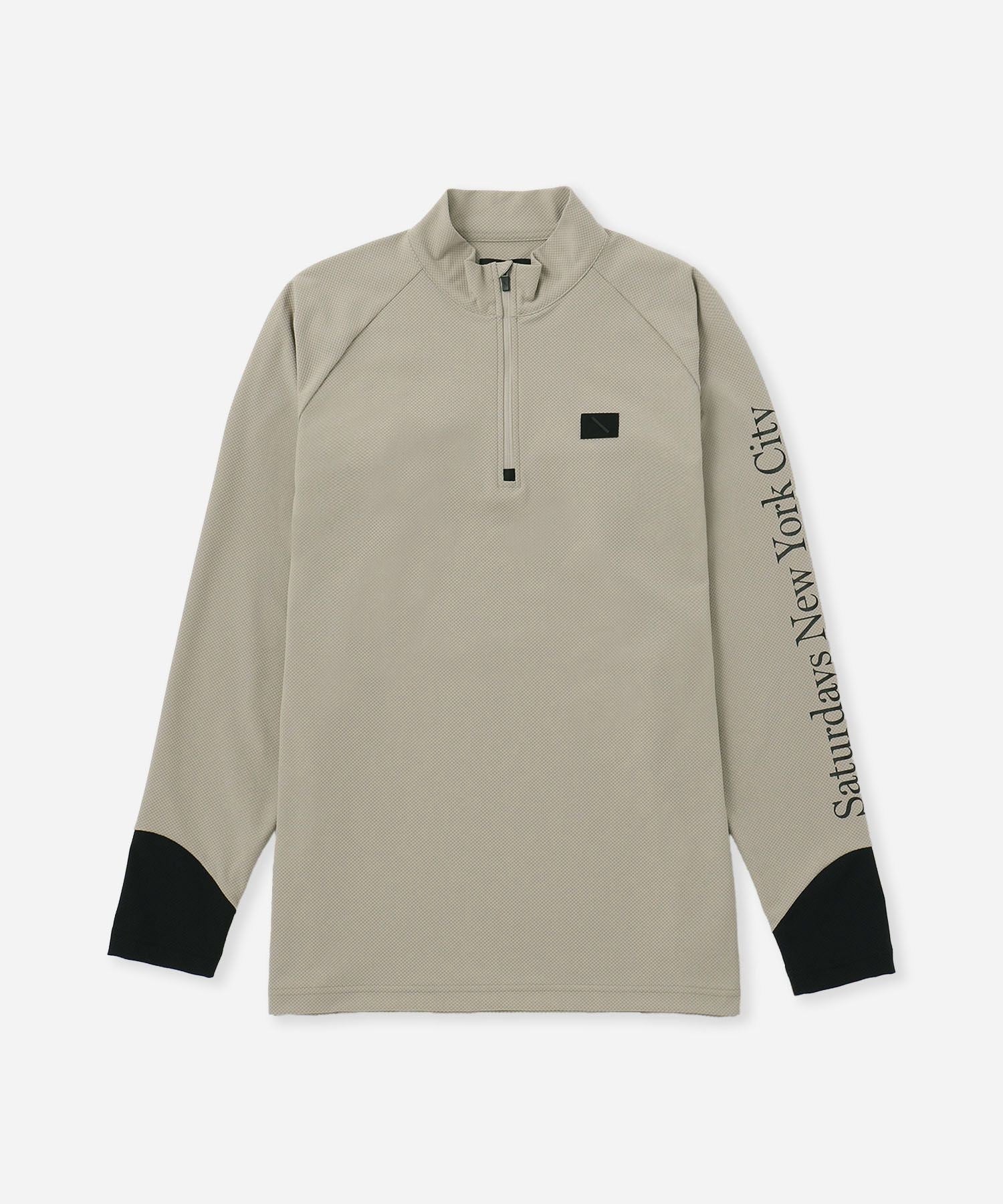 3D Tricot Half Zip LS Shirt | Saturdays NYC Japan