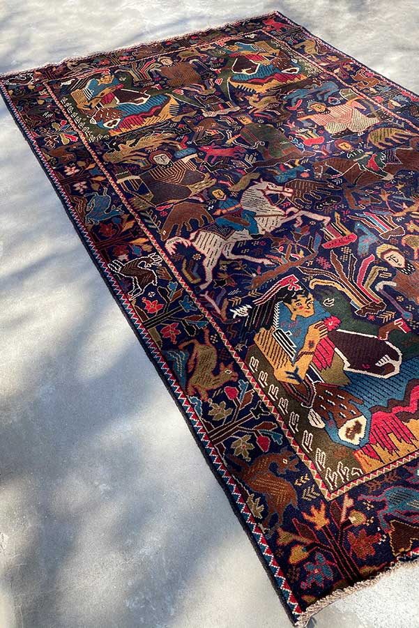 トライバルラグ 約189cm x 305cm｜SATHI RUGS