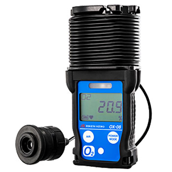 OX-08 ポータブル酸素モニター 理研計器 （酸欠監視モニタ） | 酸素
