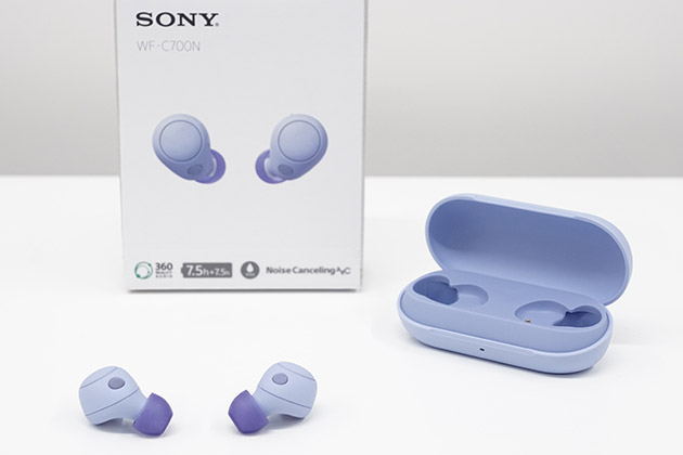ソニー 完全ワイヤレスイヤホン WF-C700N レビュー 実機を使って紹介