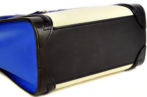 売切】セリーヌ ラゲージナノショッパー 青と黒 ランクA | エルメス