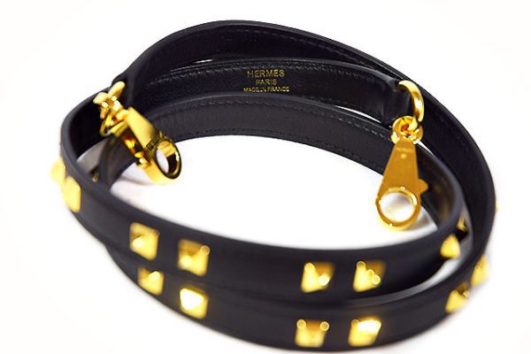 売切】エルメス ミニドッグ バンドリエール ショルダーストラップ