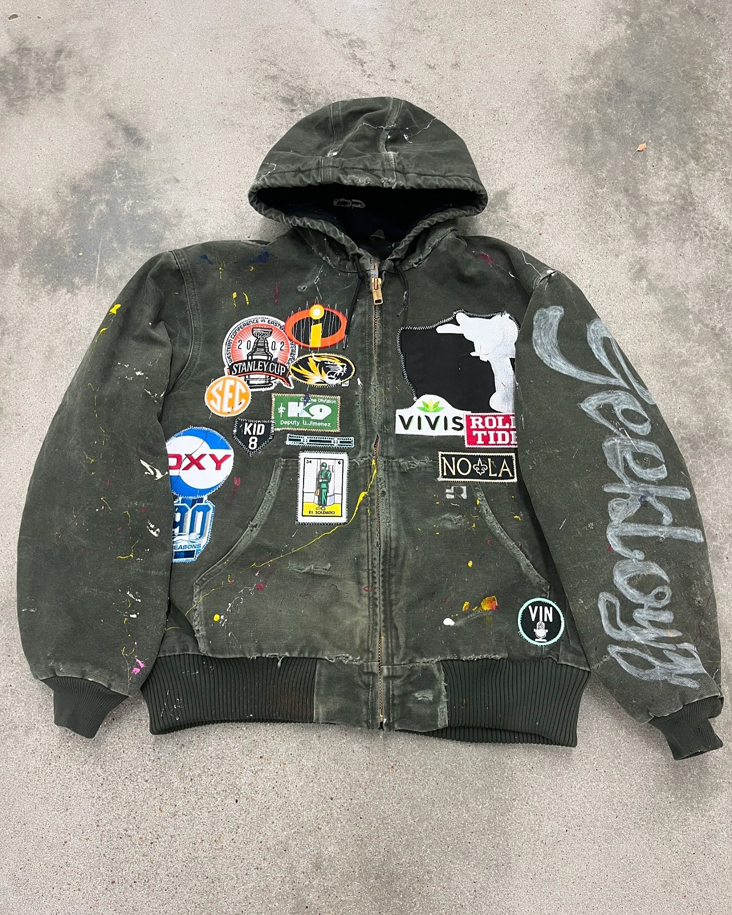 ハ*4様 XLARGE EMBROIDERY WORK JACKET EMBROIDERED WORK JACKET – XLARGE