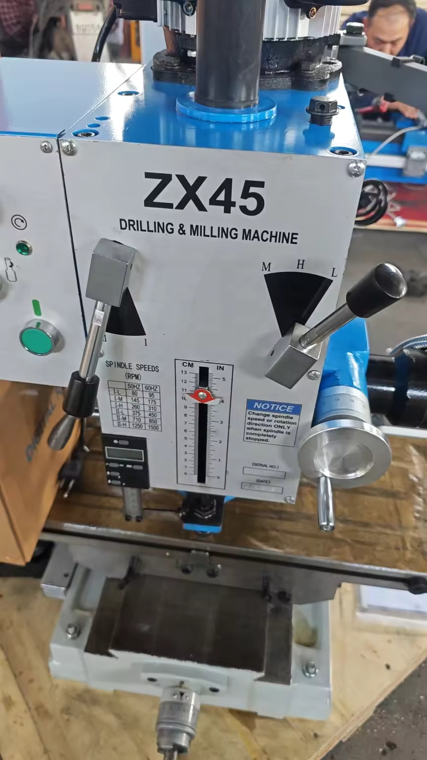 ZX45 Mini Milling Drilling Machine - High-Accuracy Metalworking