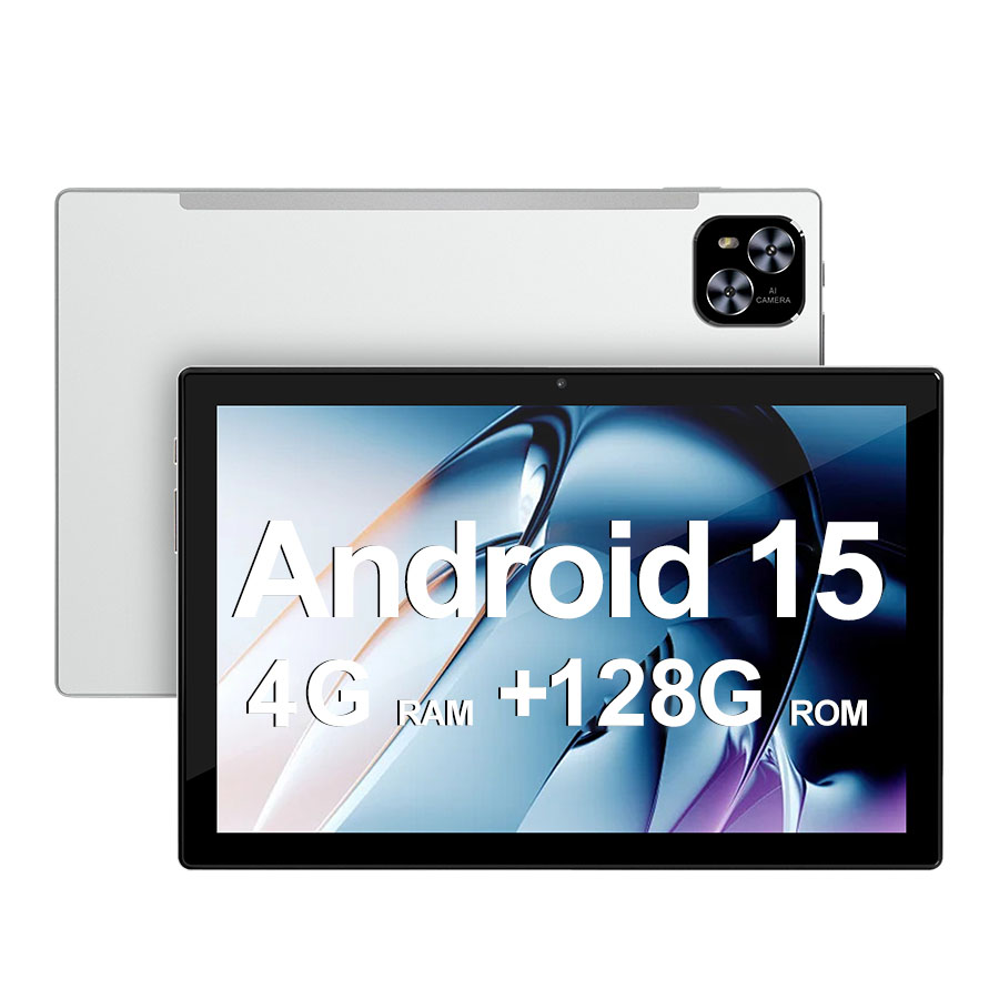 10.1インチ Android 15 タブレットPC 4GB RAM 128GB 大人向け WiFi BT