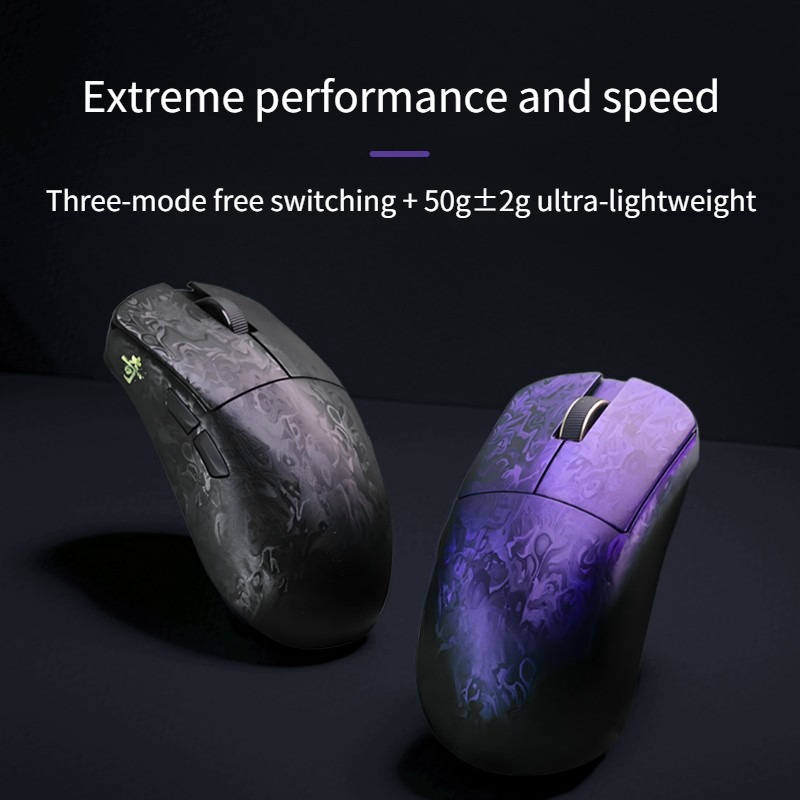 Ultra Lightweight IPI Qi Pro Wireless Gaming Mouse - 42000 DPI