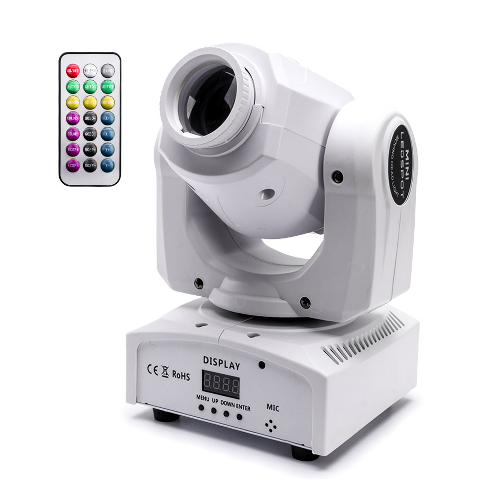 U`king 50W LED Stage Light - 8 Colors, 8 Patterns, 50000 Hours