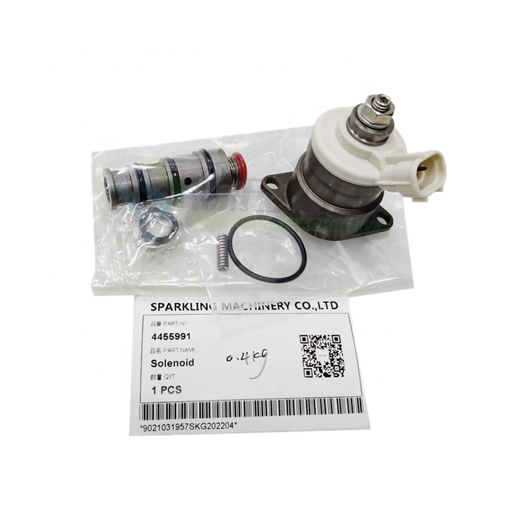 Solenoid Valve 4455991 for ZX120 ZX200 Excavators - Reliable