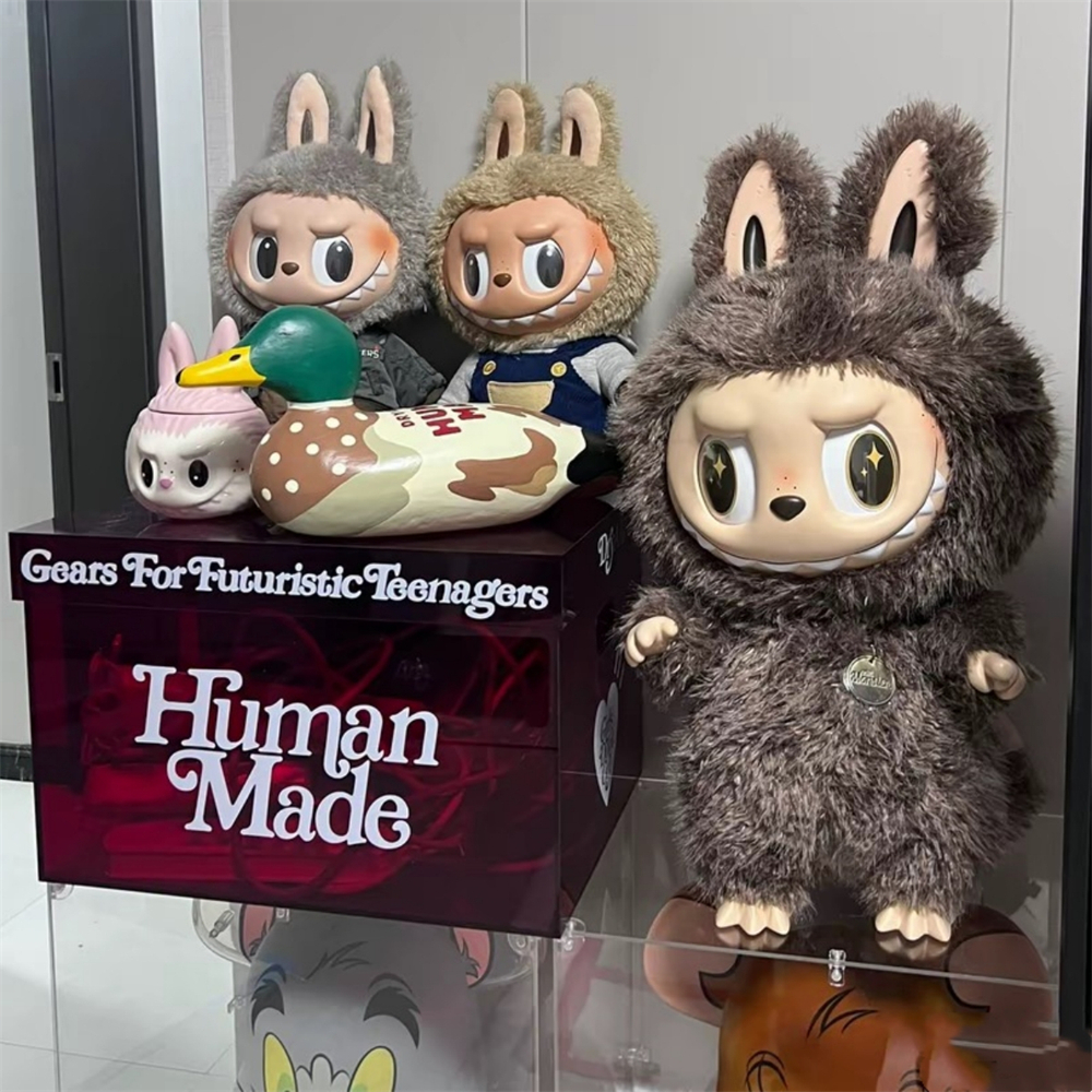 Authentic 58cm Zimomo I Found You Vinyl Figure & Labubu Plush Doll